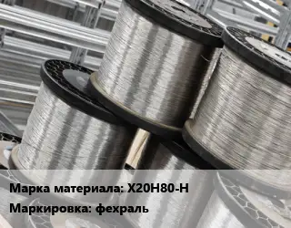 Нихромовая проволока для печей Х20Н80-Н фехраль
